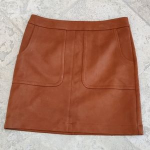 Suede skirt sz 10